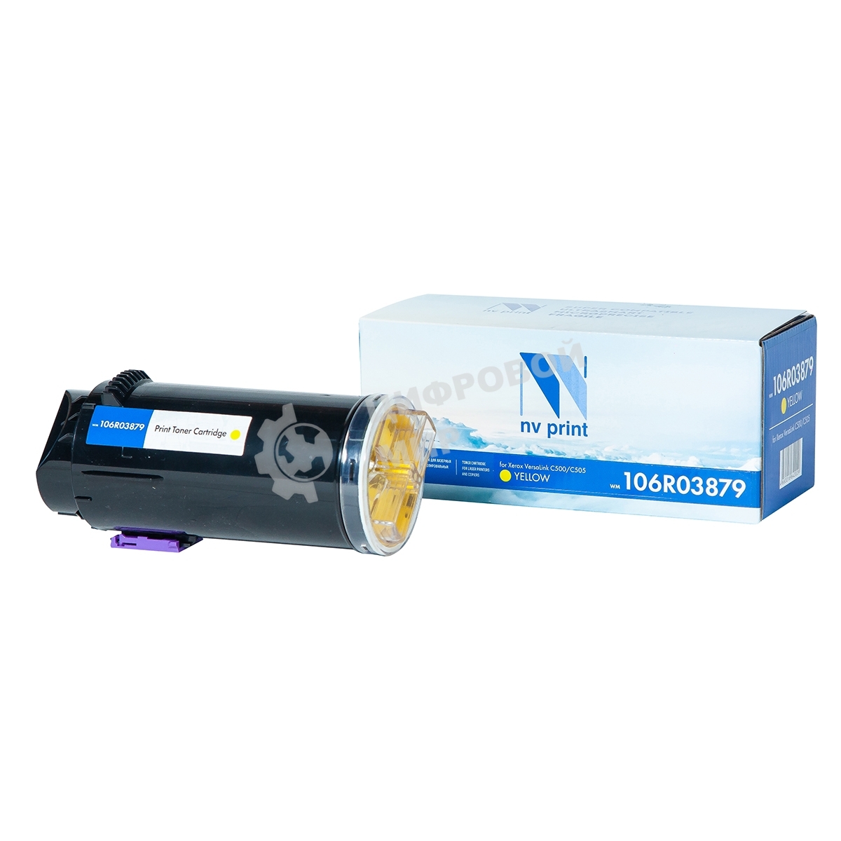 Картридж лазерный NVPrint совместимый NV-106R03879 желтый для Xerox VersaLink C500/C505 (2400k)
