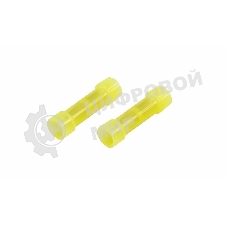 Соединительная гильза изолированная Rexant L-27.3 мм нейлон 4-6 мм² (ГСИ(н) 6.0/ГСИ-н 4,0-6,0) желтая