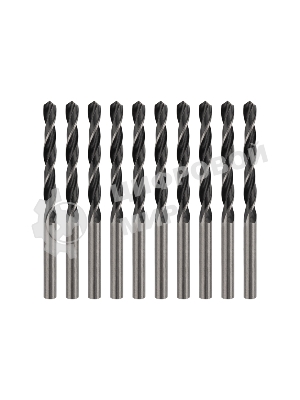 Сверло по металлу Kranz 1,0х34х12 мм HSS (10 шт. в упаковке) DIN 338