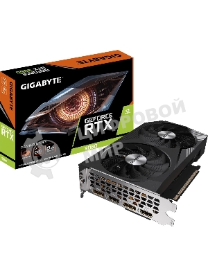 Видеокарта Gigabyte GV-N3060GAMING OC-8GD (V2.0) PCIE16 RTX3060 8Gb