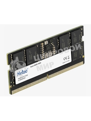 Оперативная память NETAC Basic, DDR5, 16GB (1x16GB), 4800MHz, CL40, SO-DIMM