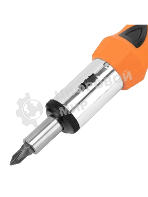 Отвертка реверсивная, биты, головки торцевые, 14шт., Sparta