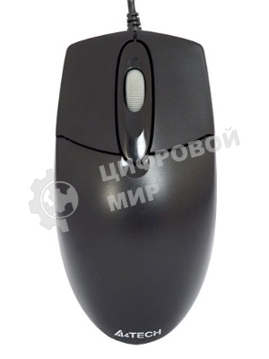Мышь проводная A4Tech OP-720 черный, 1200 dpi, USB, кнопки - 3