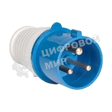 Вилка эл. каб. 32А 2P+РЕ 220В IP44 (023) EKF ps-023-32-220
