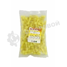 Соединительная гильза изолированная Rexant L-27.3 мм нейлон 4-6 мм² (ГСИ(н) 6.0/ГСИ-н 4,0-6,0) желтая