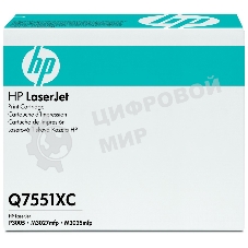 Картридж лазерный контрактный HP LaserJet Q7551XC Contract Black Print Cartridge