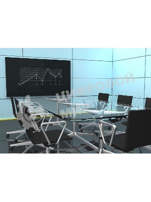 Демонстрационная доска Cactus CS-GbD-90x120-BK стекло стеклянная 90x120 см черный