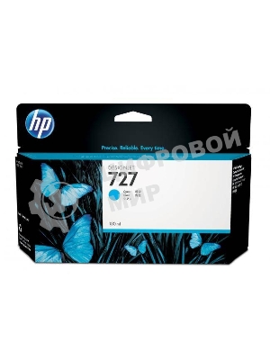 Картридж струйный HP 727 B3P19A голубой для HP DJ T920/T1500 (130мл)