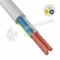 Провод соединительный ПВС 3x2,5 мм² 100 м черный ГОСТ 7399-97