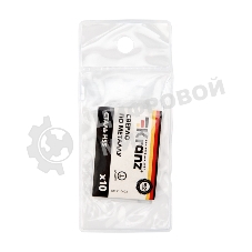 Сверло по металлу Kranz 1,0х34х12 мм HSS (10 шт. в упаковке) DIN 338