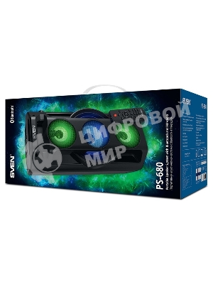 Колонка портативная SVEN АС PS-680 черный 65W 1.0 BT