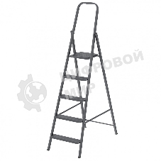 Стремянка Сибртех 5 ступеней, компактная, стальная