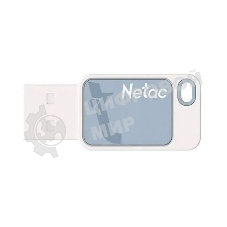 Флешка USB Netac UA31 (NT03UA31N-008G-20BL), 8Gb, USB 2.0, R/W 110/45, синий/белый