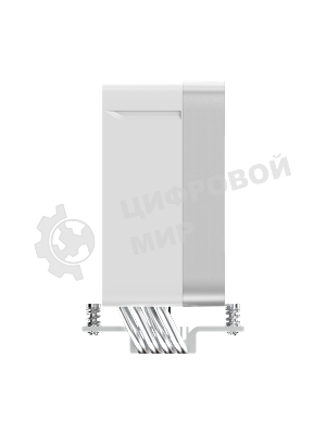 Кулер для процессора Ocypus Delta A40 EX WH Digital, 120мм ARGB FAN, Top Display Panel, 4 HEAT PIPES, 4-PIN PWM, 500-1800 RPM, 29DBA, HYDRO BEARING, LGA115X/1200/1700/18XX, AM4/AM5