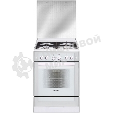 Плита газовая Gefest ПГ 6300-02 0040 белый, конфорок 4 шт, духовка 52 л, 60 см x 85 см x 60 см