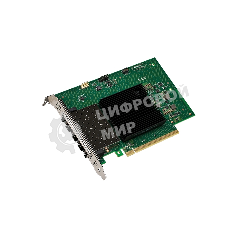 Сетевая карта Intel E810-XXVDA4, 4xSFP28 ports, 25GbE, PCI-E x16 gen3/gen4, iWARP/RoCEv2, IEEE 1588 PTP, ADQ, iSCSI, NFS, VMDq. PCI-SIG* SR-IOV Capable