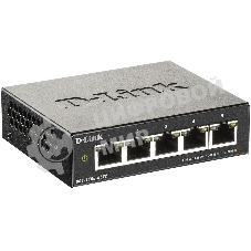 Коммутатор D-Link DGS-1100-05V2/A1A, L2 Smart Switch with 5 10/100/1000Base-T ports.8K Mac address, 802.3x Flow Control, Port Trunking, Port Mirroring, IGMP Snooping, 32 of 802.1Q VLAN, VID range 1-4094, Loopba