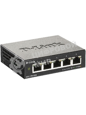 Коммутатор D-Link DGS-1100-05V2/A1A, L2 Smart Switch with 5 10/100/1000Base-T ports.8K Mac address, 802.3x Flow Control, Port Trunking, Port Mirroring, IGMP Snooping, 32 of 802.1Q VLAN, VID range 1-4094, Loopba