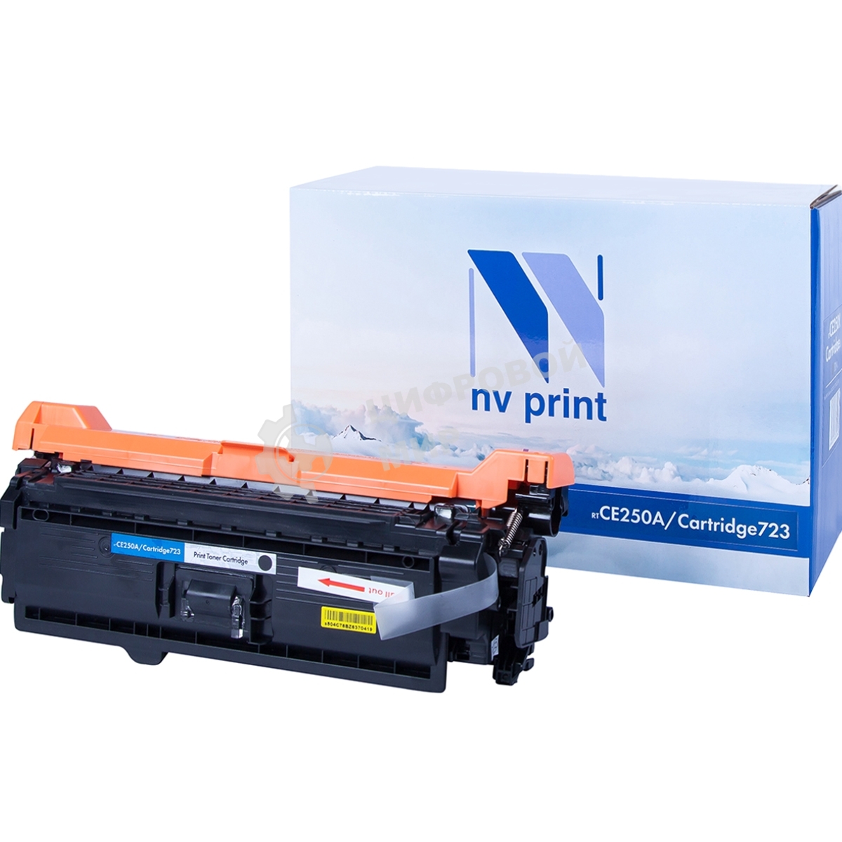 Картридж лазерный NVPrint совместимый HP CE250A/Canon 723 черный для LaserJet Color CM3530/CM3530fs/CP3525dn/CP3525n/CP3525x/Canon i-SENSYS LBP-7750Cdn (5000k)