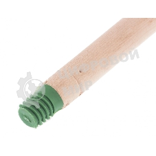 Черенок деревянный, 25х1200 мм, высший сорт, пластиковая резьба (подходит для метел, щеток) Россия