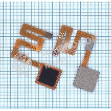 Шлейф со сканером отпечатка пальца для Xiaomi Redmi Note 4 черный
