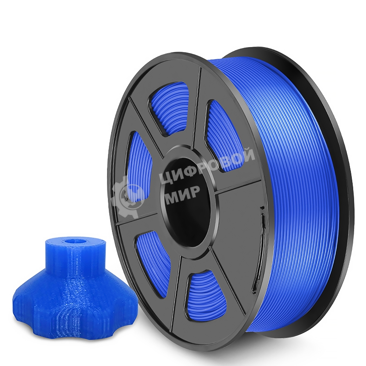 Филамент NVPrint PETG Blue для 3D печати диаметр 1.75мм длина 330 метров масса 1 кг