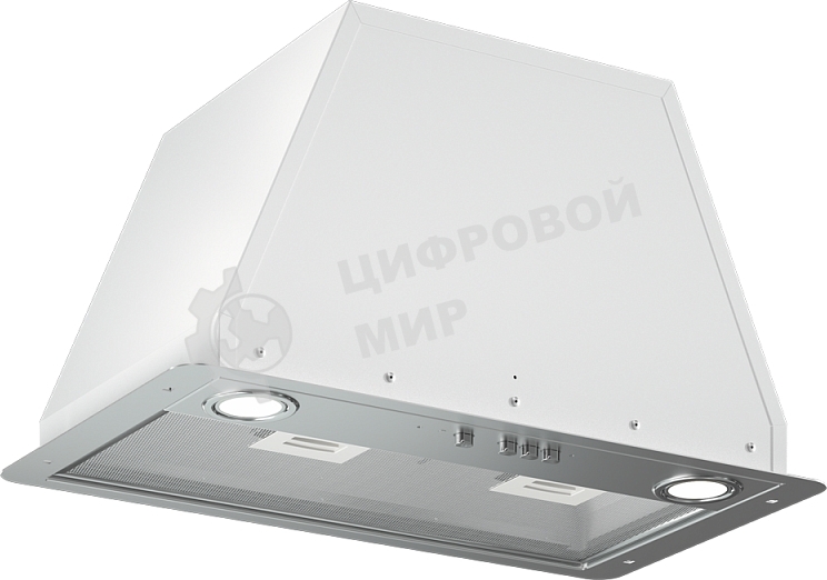 Вытяжка встраиваемая Elikor Flat 42П-430-К3Д белый/хром, 42 см, 430 куб. м/ч, 60 дБ