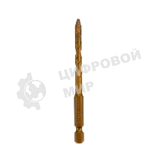 Сверло по стеклу и керамике Kranz сухое сверление, 6мм, шестигранный хвостовик