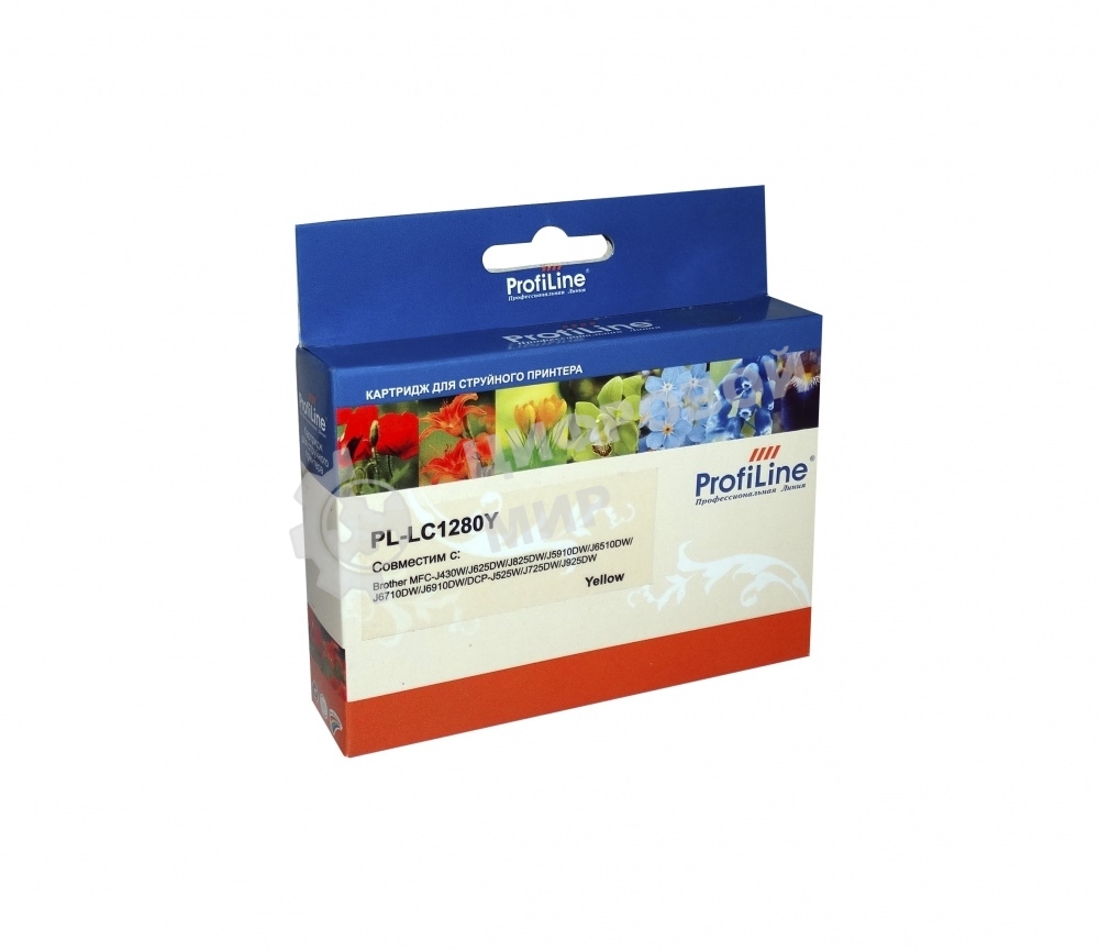 Картридж струйный для принтеров Brother PL-LC1280Y MFC-J6510DW/6710DW/6910DW 18 мл Yellow ProfiLine
