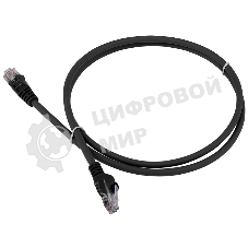Патч-корд Lanmaster LSZH UTP кат.6, 3.0 м, черный