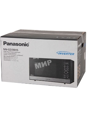 Микроволновая печь Panasonic NN-GD38HSZPE черный, 23 л, 1000 Вт, переключатели - сенсор, поворотный механизм