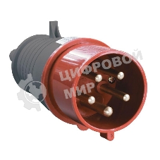 Вилка IEK 025 3P+PE+N 32А380В IP44