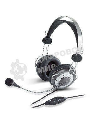 Гарнитура Genius HS-04SU черный/серый, проводная