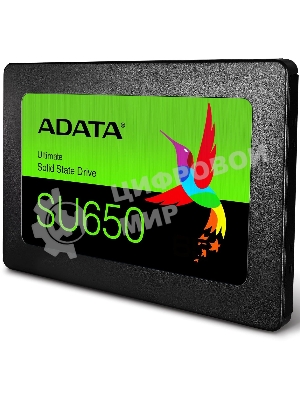 Накопитель SSD ADATA SU650, 256Gb, SATA III, 2.5