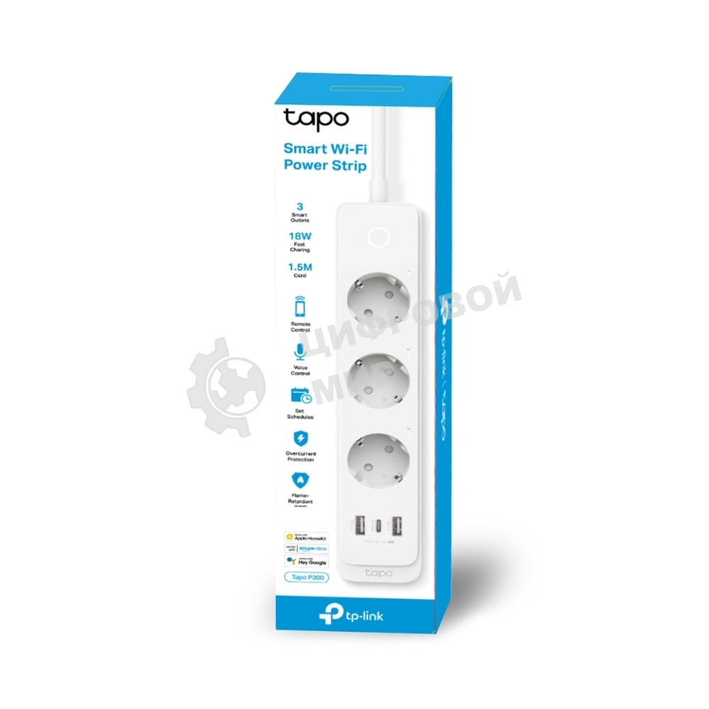 Умный сетевой фильтр TP-Link Tapo P300