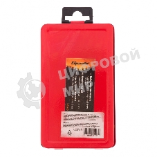 Набор сверл по металлу Sparta 1-10 мм (через 0,5 мм, 3,2, 4,8 мм), HSS, 21 шт, мет. бокс, цилин. хв.