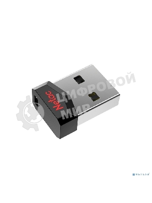 Флешка USB Netac UM81 (NT03UM81N-032G-20BK), 32Gb, USB 2.0, R/W 30/10, черный/красный