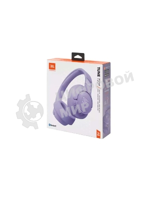 Беспроводные/проводные наушники JBL Tune 720BT фиолетовый, полноразмерные, Bluetooth + проводной, быстрая зарядка