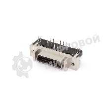 Разъем SCSI тип HPCN 26 пин для монтажа на плату, сквозная пайка