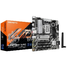 Материнская плата Gigabyte B860M DS3H WIFI6E, LGA1851, Intel B860, 4xDDR5, 4xSATA, 2xM.2, 1xPCIe 5.0 x16, 3xPCIe 4.0 x1, 2xDP, 1xHDMI, 1x2.5Gb LAN, Wi-Fi 6E, Bluetooth 5.3, 1xUSB-C 10Gbps, 2xUSB-A 10Gbps, 4xUSB-A 5Gbps, 7xUSB-A 2.0, 3x3.5 мм, 7.1, mATX
