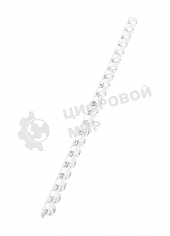 Пружины для переплета пластиковые Fellowes Lamirel LA-7867801 19мм белый 100 шт