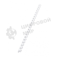 Пружины для переплета пластиковые Fellowes Lamirel LA-7867801 19мм белый 100 шт