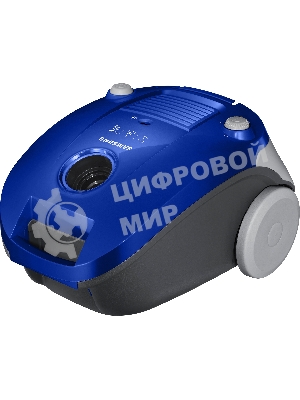 Пылесос Samsung VCC4140V3A синий, 320/1600 Вт, уборка сухая, пылесборник мешок 3 л