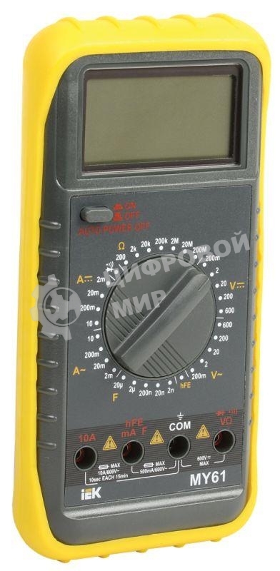 Мультиметр цифровой Professional MY61 ИЭК TMD-5S-061