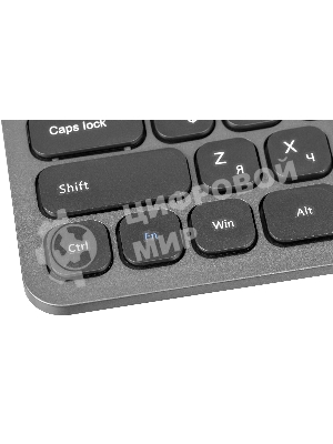 Комплект клавиатура+мышь Oklick 300M беспроводной, USB, 1600 DPI, серый/чёрный