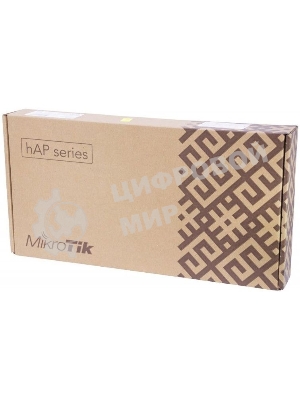 Беспроводной маршрутизатор MikroTik hAP ac3 with 4-core 716 MHz CPU, 256MB RAM, 5 x Gigabit LAN (PoE-out on port#5)