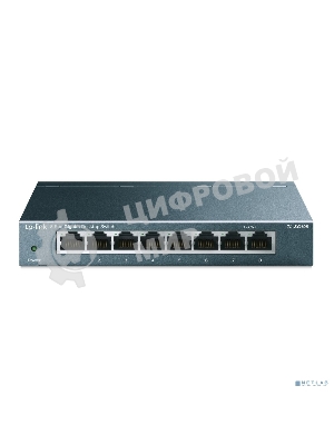 Коммутатор TP-Link SMB TL-SG108 8-port Desktop Gigabit Switch, 8 10/100/1000M RJ45 ports,metal case