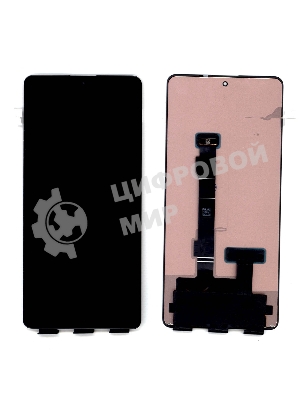 Дисплей для Xiaomi Poco X5 Pro, Redmi Note 12 Pro в сборе с тачскрином (original) черный
