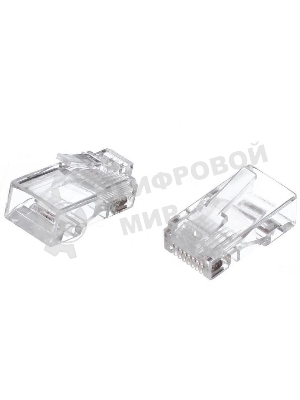 Коннекторы RJ-45 (8P8C) для UTP кабеля 6кат. (упаковка 100 шт.)