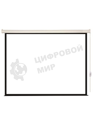 Экран с электроприводом Lumien Eco Control 152x240 см (раб. область 144х232 см) Matte White черная кайма по периметру 16:9